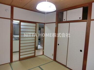 平山ハイツの和室|６帖の和室が２部屋あります◇