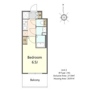S-RESIDENCE高井田beletaの間取り