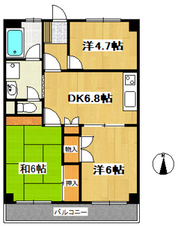 【間取り】 | 第2メゾン大泉