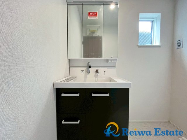 新築戸建　茅ヶ崎市松が丘1丁目の独立洗面台