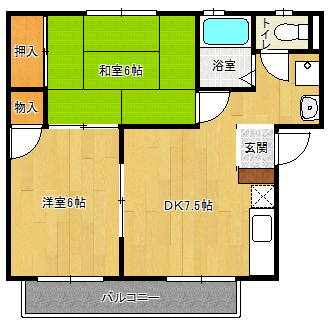 【間取り】 | 北六甲台ハイツ | 北六甲台ハイツ(Good Home)