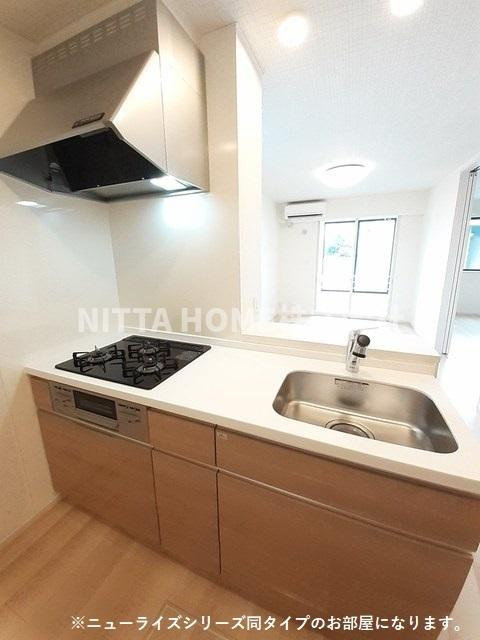 ハーモニー福知山　Ｄ棟のキッチン|【イメージ写真】カウンターキッチンを設置します○