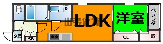 仲介手数料0円！グラン　フェリーチェの間取り