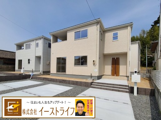 【新築戸建】　いわき市四倉町西3丁目1期の外観|3,4号棟外観写真