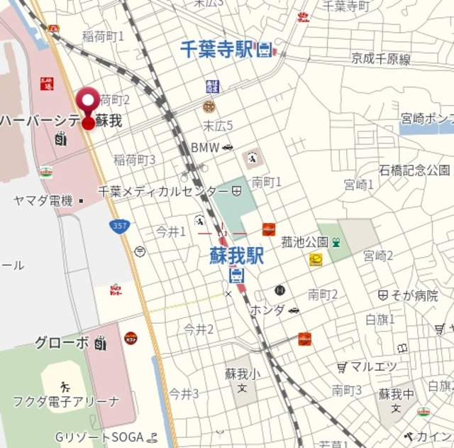 パレスＩＮＡＲＩの地図|★案内図★