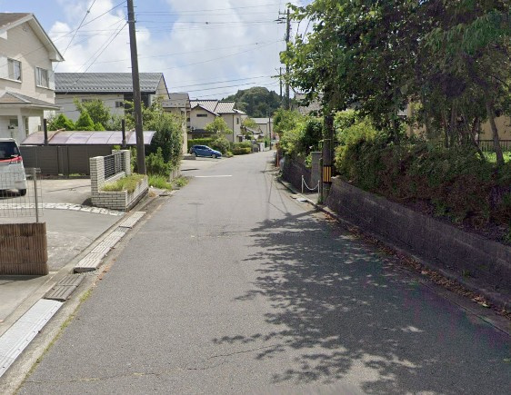 【新築戸建】　いわき市洋向台3丁目1期の前面道路含む現地写真|東側6ｍ公道
