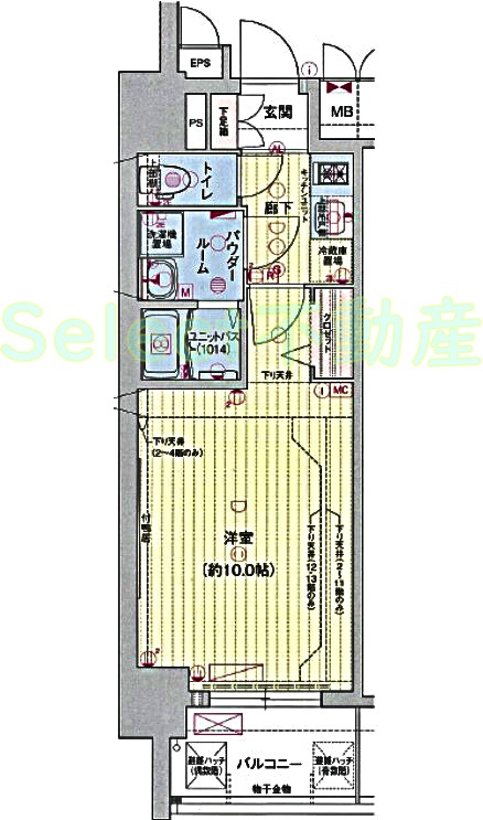 プレサンス上前津プレスの間取り