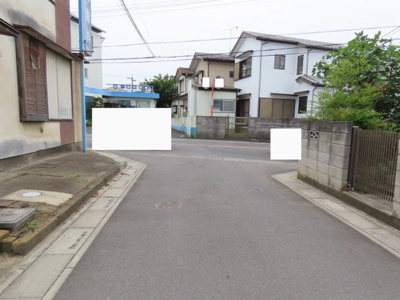 【前面道路含む現地写真】 | 鶴ヶ島市下新田売地