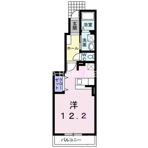 アイビーフラットＢの間取り|単身者向けのお部屋◎