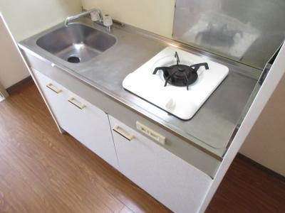 セントポーリア丸太町のキッチン|ガス1口コンロ