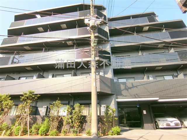 REALIZレアライズ蒲田Ⅱの外観|2020年10月築　RC鉄筋コンクリート造地上6階建て1K～1LDK総戸数43戸　インターネット無料の分譲賃貸マンション　東京都大田区東蒲田2丁目　京急本線京急蒲田駅、梅屋敷駅