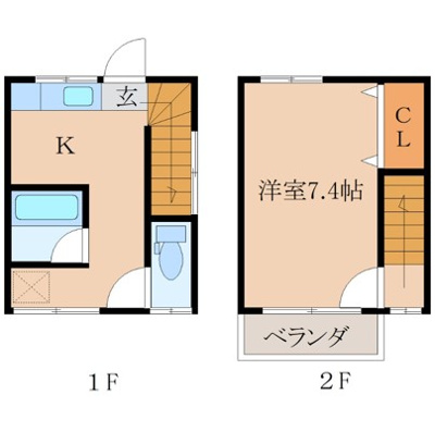 【その他】 | コーポレーションマルモト・コーポマルモト | コーポマルモト
間取り
メゾネット