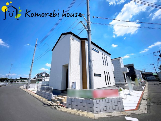 桶川市上日出谷南　2期　ピュアガーデン　新築一戸建て　01の外観|外観もきれいです
