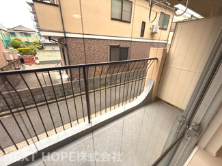 【バルコニー】 | シェトア塚口第一 | 陽当たり良好な西向きバルコニーです♪