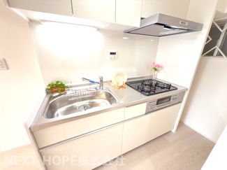 【キッチン】 | シェトア塚口第一 | 新品のシステムキッチンです♪収納力も有り、使いがっても良いです！！