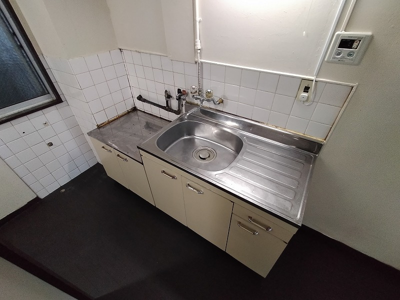 神戸市兵庫区荒田町１丁目の賃貸マンションのキッチン|キッチン（ガス２口）