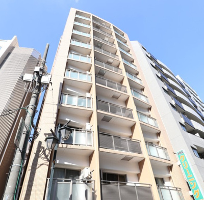 【外観】 | ボナール緑 | 鉄骨鉄筋コンクリート造のがっちりとした建物。