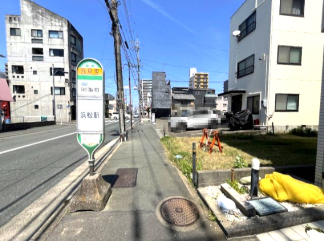 売土地　中央区元目町の周辺|バス停すぐそば！