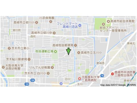 富田第二住宅70号棟の地図
