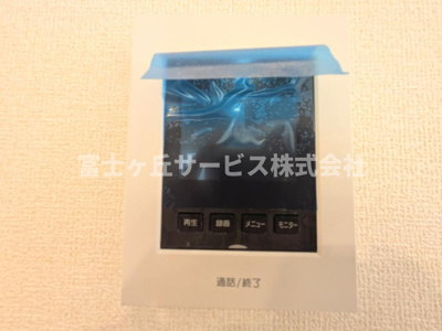 【セキュリティ】 | 豊橋市牛川町 58期 新築一戸建て 1号棟 | TV付インターホンです