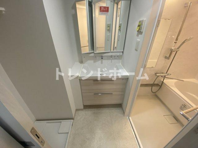 藤の邸　江戸堀の独立洗面台|選べる家電プランあり！！