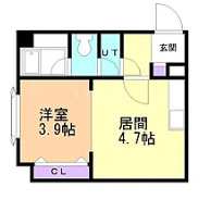 札幌市豊平区美園一条1丁目　一棟売マンションの間取り