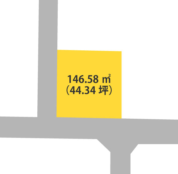 岩出市溝川・土地・56909の区画図