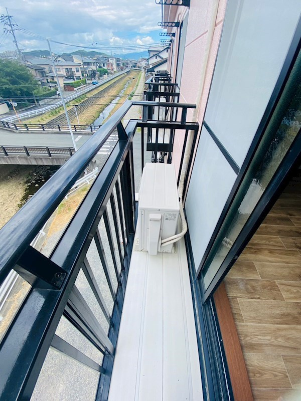 リヴィエるアビテのバルコニー