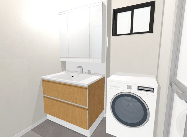 安満西の町　メインプラン　建築条件付き土地の完成予想図