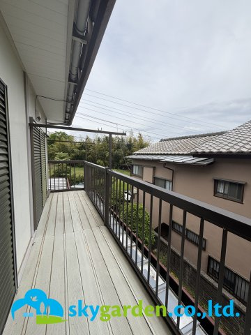 平塚市土屋　中古戸建のバルコニー
