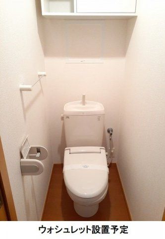 プラシード・アルバのトイレ|ゆったりとした空間のトイレです