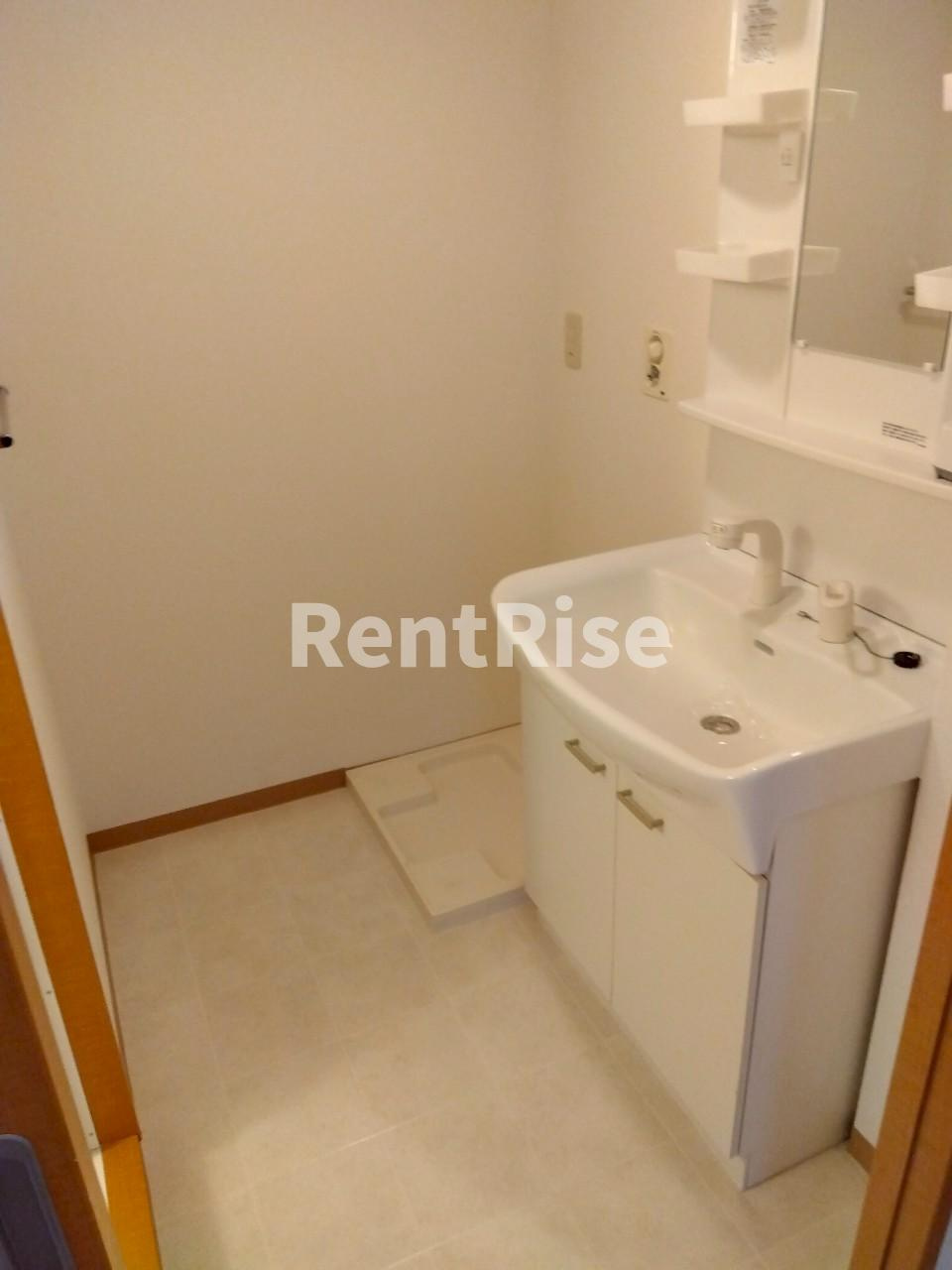 ハイツオレンジA棟の洗面所