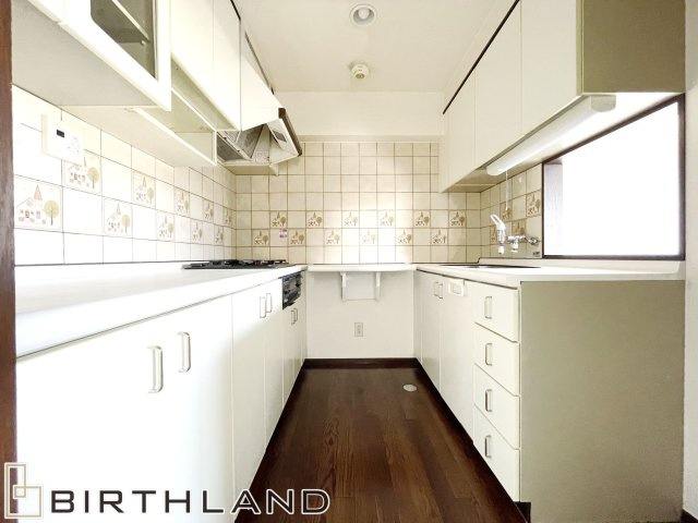 中古マンション　パレ・ブラン　9階メゾネットタイプ　眺望良好のキッチン