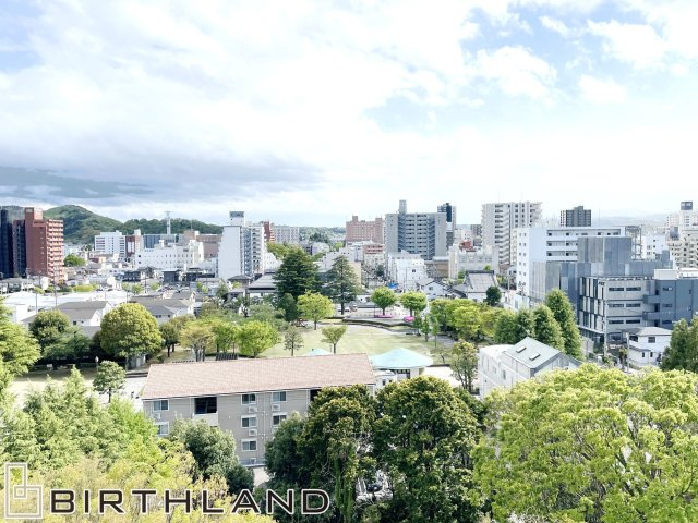 中古マンション　パレ・ブラン　9階メゾネットタイプ　眺望良好の展望|マンション南側の風景