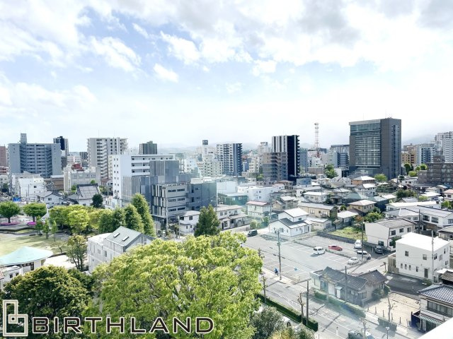 中古マンション　パレ・ブラン　9階メゾネットタイプ　眺望良好の展望|マンション南西側の風景