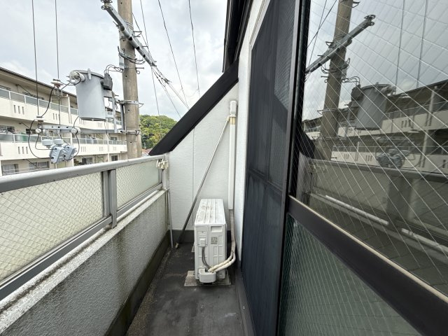 ジュネス船場のバルコニー