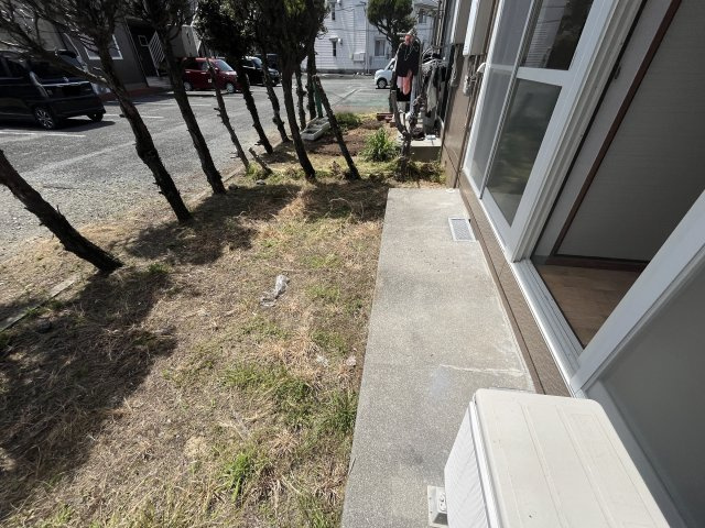 冬築タウンＢ棟のバルコニー