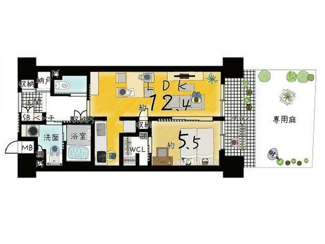 【間取り】 | ウィズフィール京都山科