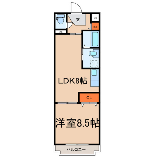 【間取り】 | カルネドールⅢ