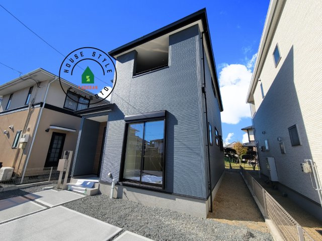 合志市須屋第12-2棟（1号棟）の外観|デザイン性のある外観です。