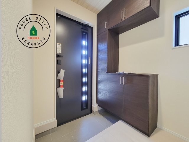 合志市須屋第12-2棟（1号棟）の防犯設備|二重ロックでしっかり防犯対策ができます。