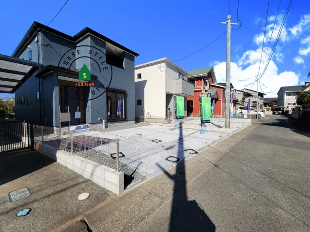 合志市須屋第12-2棟（1号棟）の前面道路含む現地写真|見学の時間などお気軽にお問い合わせ下さい。