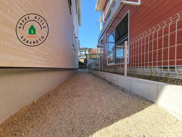 合志市須屋第12-2棟（2号棟）の庭|お庭で自由な時間を過ごせます。