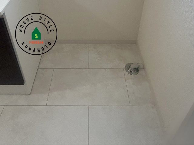 合志市須屋第12-2棟（2号棟）のランドリースペース|ランドリースペースとなります。広々して有効的にご使用できます。 