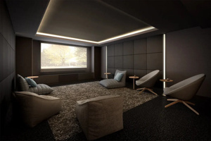 【その他共用部分】 | 共用部シアタールーム
パース