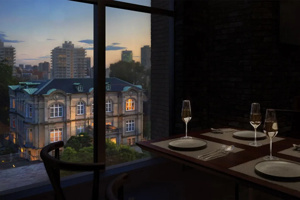 【その他共用部分】 | 共用部レストラン
パース