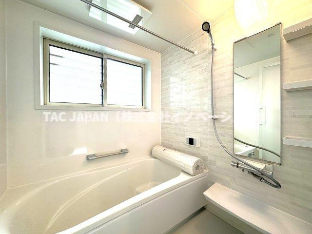 川口市青木1丁目7期　新築戸建の浴室|家族みんなの疲れを癒す、ゆったりとくつろげる癒しのバスルーム。