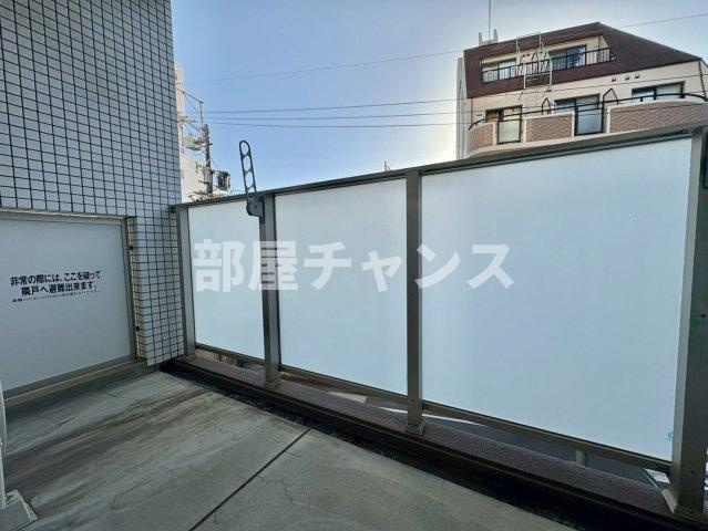 アレーヌコート金山のバルコニー