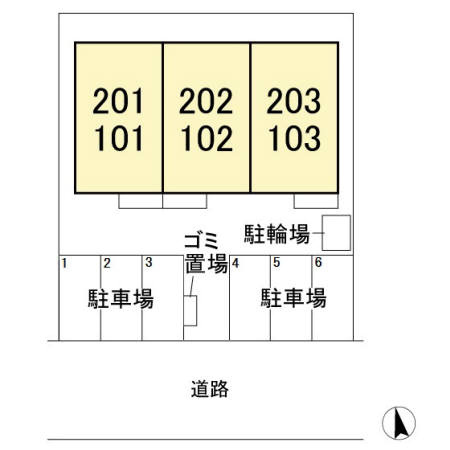 ルチアーナの区画図