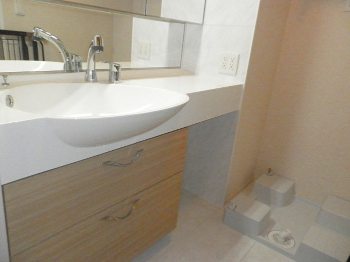 ラ・ベルデュールの独立洗面台|洗面所